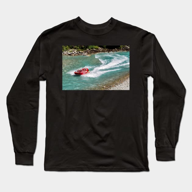 Shooting Down the Shotover Long Sleeve T-Shirt by krepsher